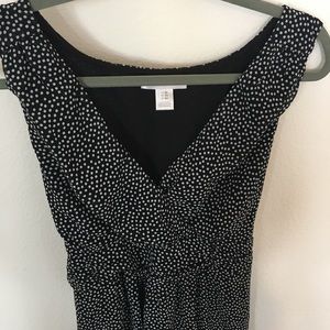 Motherhood Maternity Black Polka Dot Dress